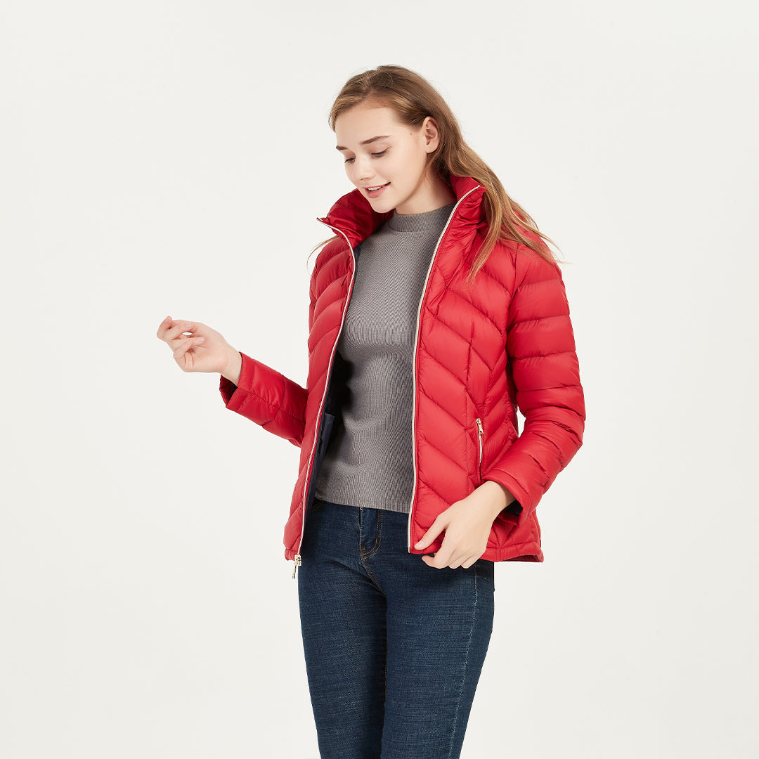 Adventure-Ready: The Many Benefits of IKAZZ's Lightweight Puffer Jacket for Women