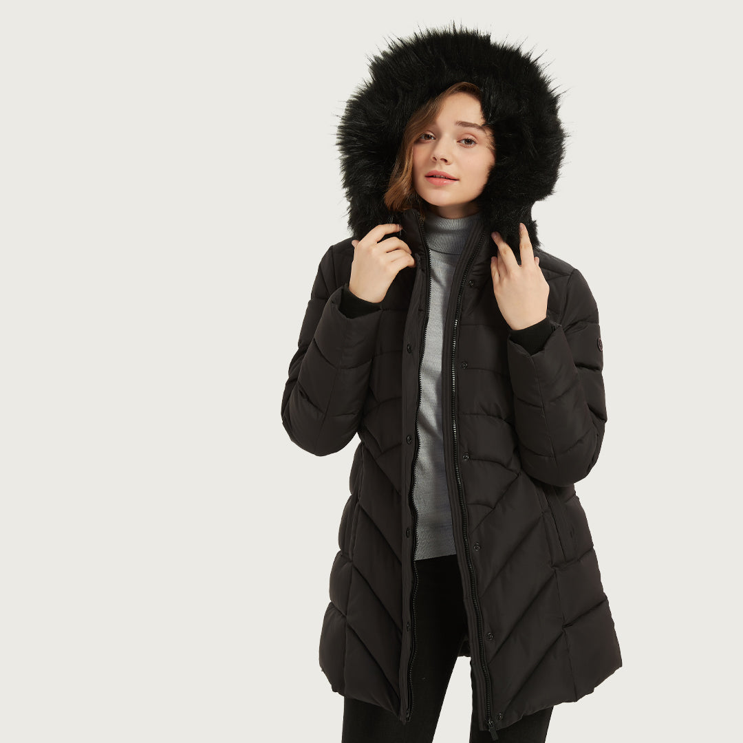 The Perfect Companion for Cold Days: IKAZZ's Environmentally Friendly Women Puffer Jackets with Hood
