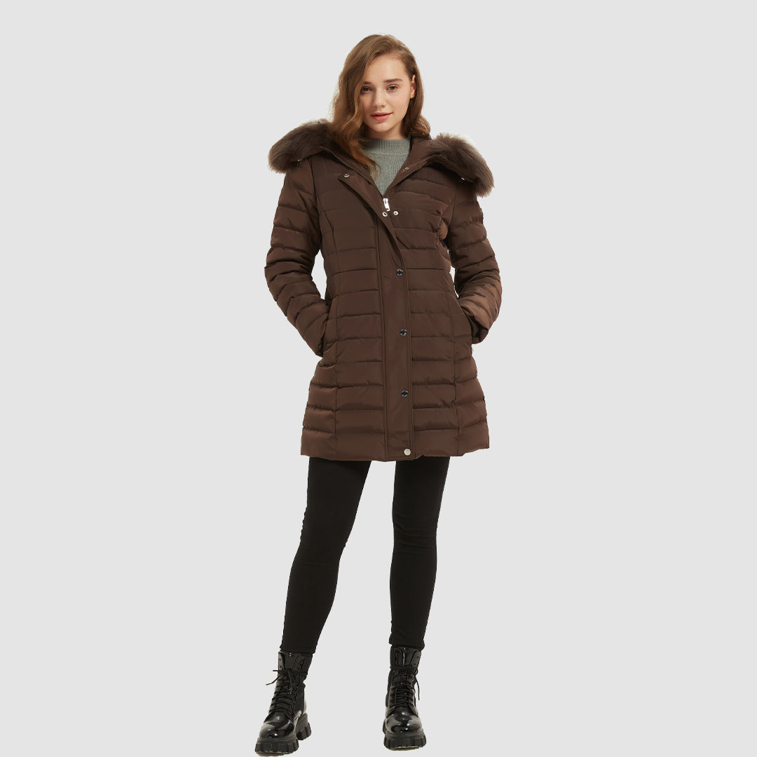Stay Warm and Chic with IKAZZ's Lightweight Puffer Jacket for Women