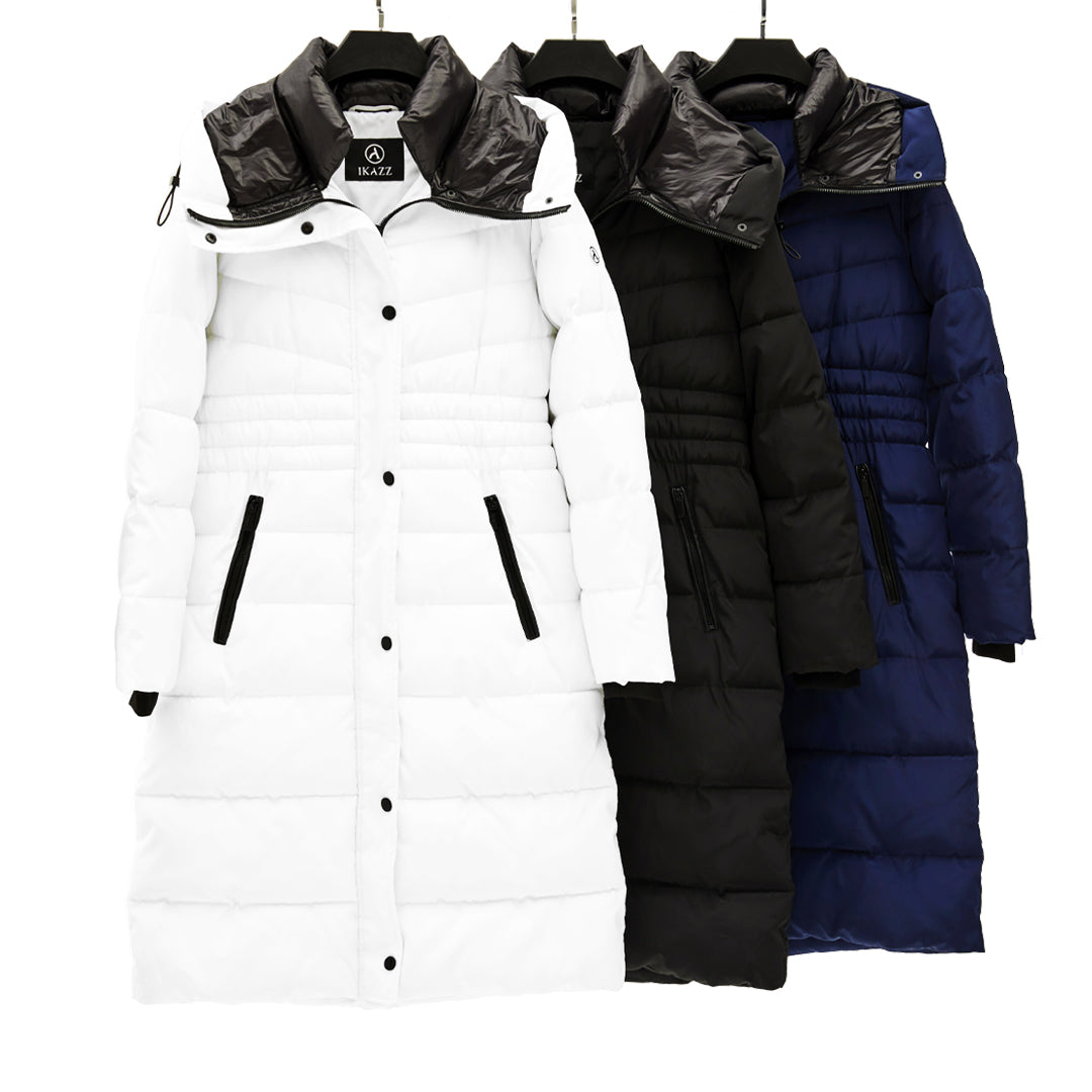 Stay Warm and Fashionable in IKAZZ's Vegan Puffer Coat