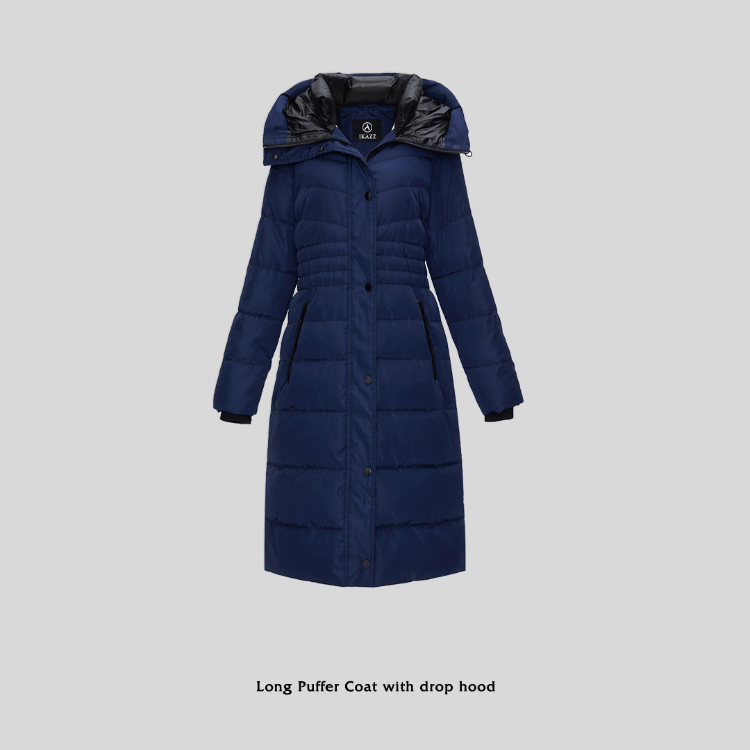 Embrace Winter in Style and Warmth with IKAZZ's Puffer Jacket with Fur Hood