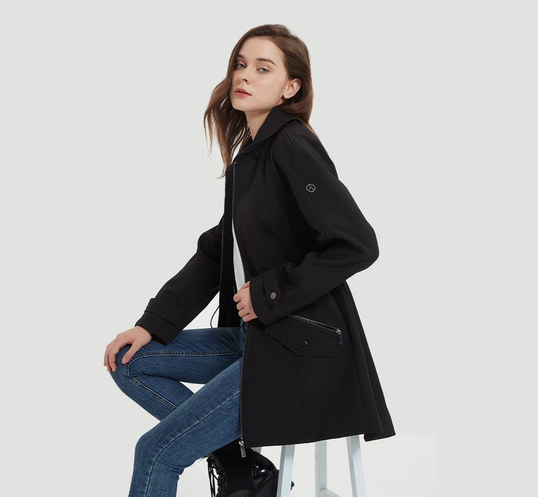 black trench coat women