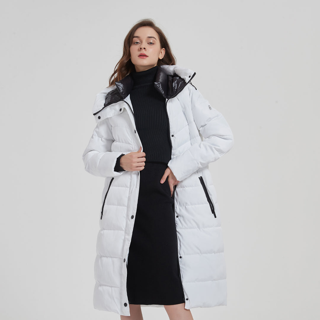 The Ultimate Long Puffer Jacket for Women - Stay Warm and Stylish with IKAZZ