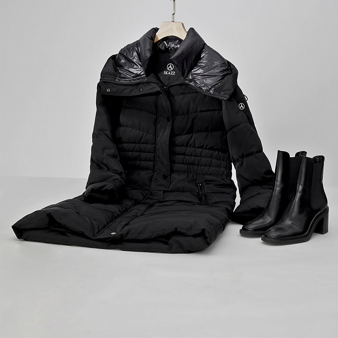 Why IKAZZ's Long Puffer Jacket Women is the Perfect Winter Coat