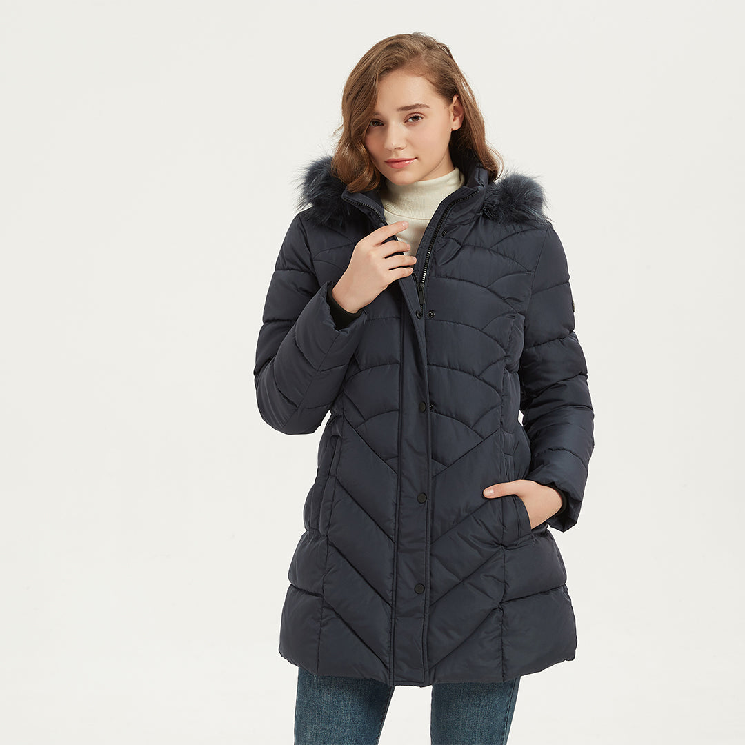 Stay Warm and Stylish with IKAZZ's Quilted Puffer Jacket