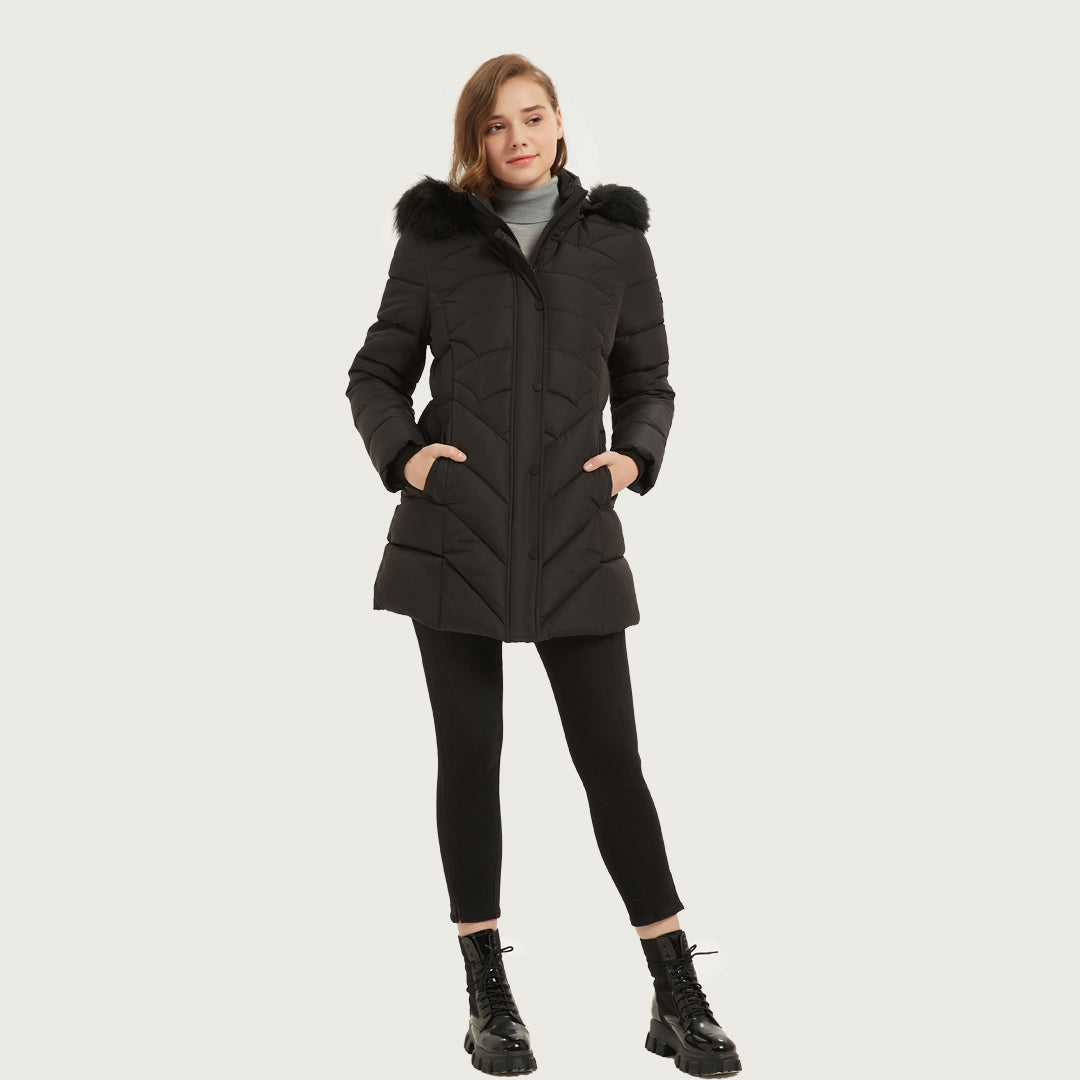 Stay Fashionable and Eco-Friendly with IKAZZ's Black Puffer Jacket