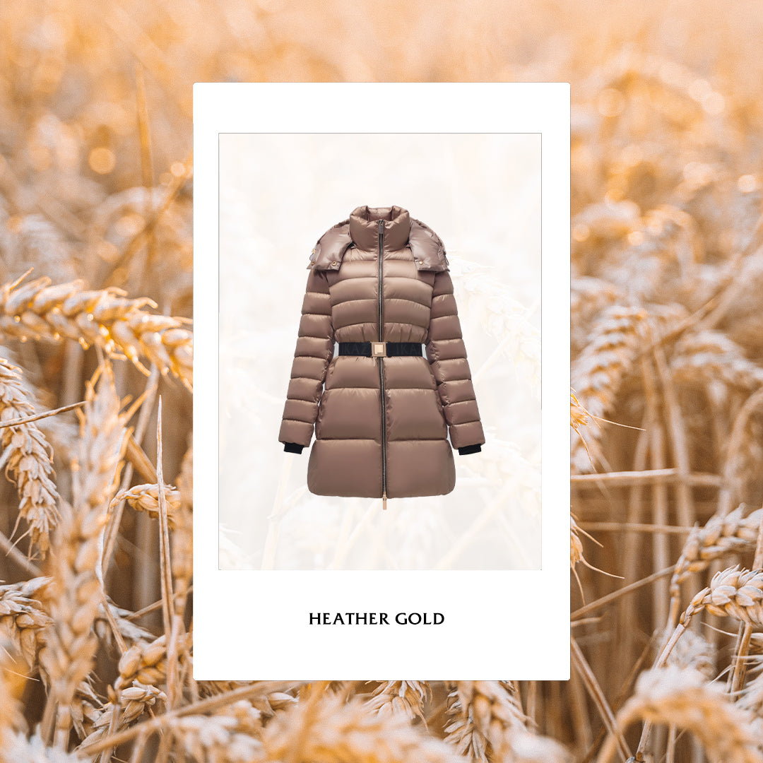 Snuggle Up in Style with IKAZZ's Sustainable Belted Puffer Coat