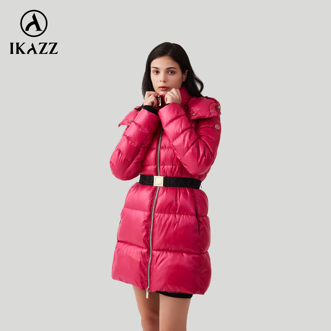 Eco-Chic Essential: IKAZZ Puffer Jackets for Sustainable Warmth, Preserving Nature's Embrace