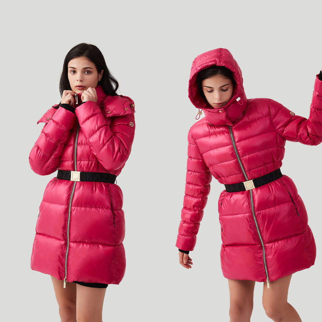 Winter Fashion Made Easy: How the Belted Puffer Coat from IKAZZ Can Elevate Your Style