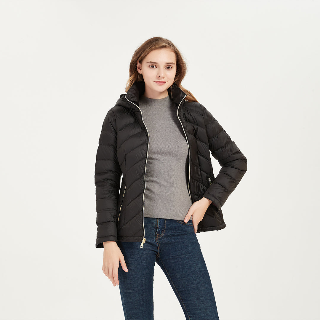 IKAZZ's Women's Packable Lightweight Winter Puffer Jacket with a Hood: Warmth, Comfort, Style, and Ethics