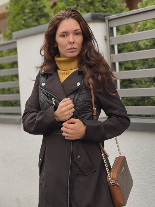 zip up Trench Coat And Jacket