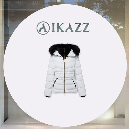Chic and Warm: Discover IKAZZ's Latest Puffer Jacket with Fur Trim