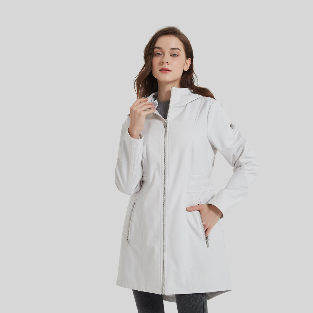 Unleash Your Inner Fashionista with IKAZZ Hooded Trench Coat Womens