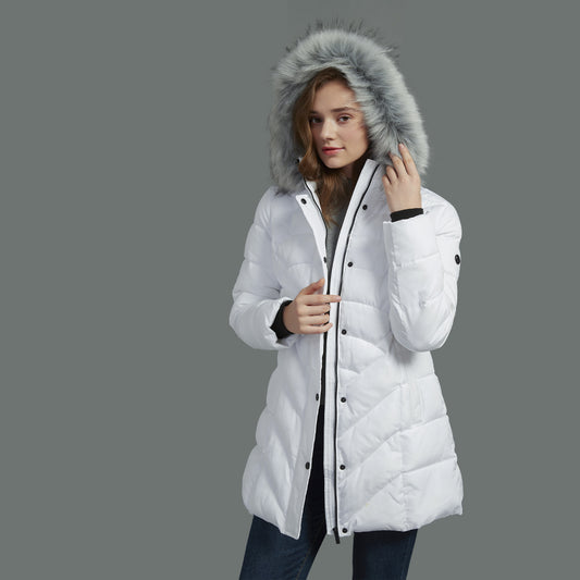 Introducing the IKAZZ Women's Puffer Jacket - Style Meets Comfort