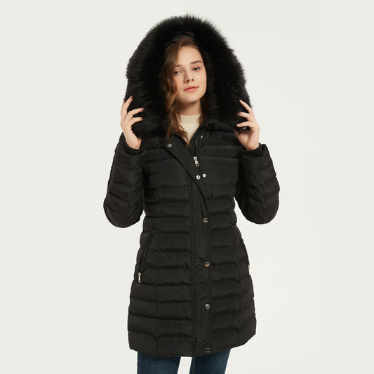 Discover the Cozy and Stylish Hooded Coat: Faux Fur is Here to Stay