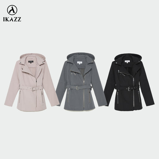 Stay Chic and Comfortable with IKAZZ belted jacket womens