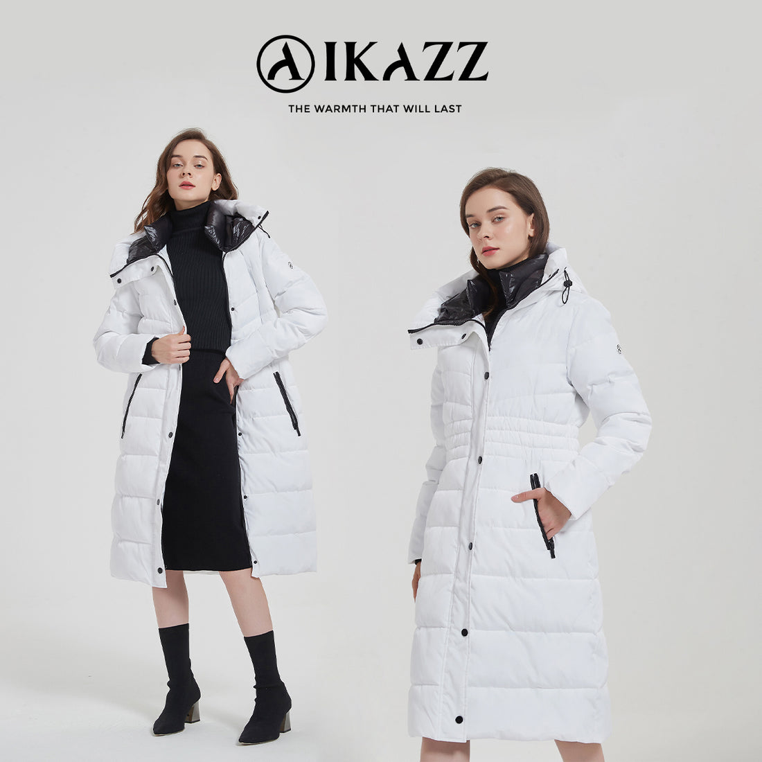 The Ultimate Winter Wardrobe Staple: Discover the Stylish Benefits of IKAZZ's Long Puffer Jackets for Women