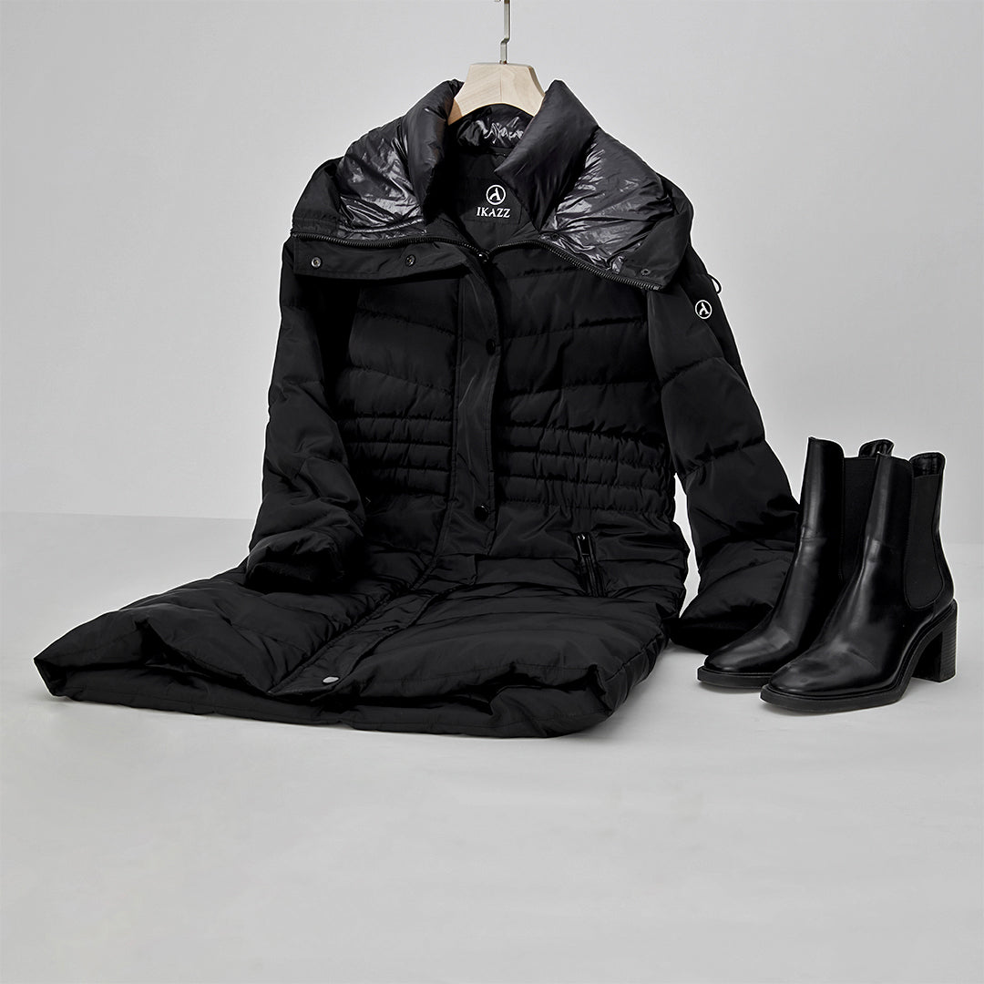 Stay Warm and Fashionable: The Benefits of Choosing a Ladies Long Black Puffer Coat