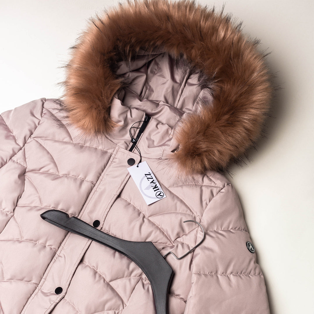 Calf length hot sale down jacket