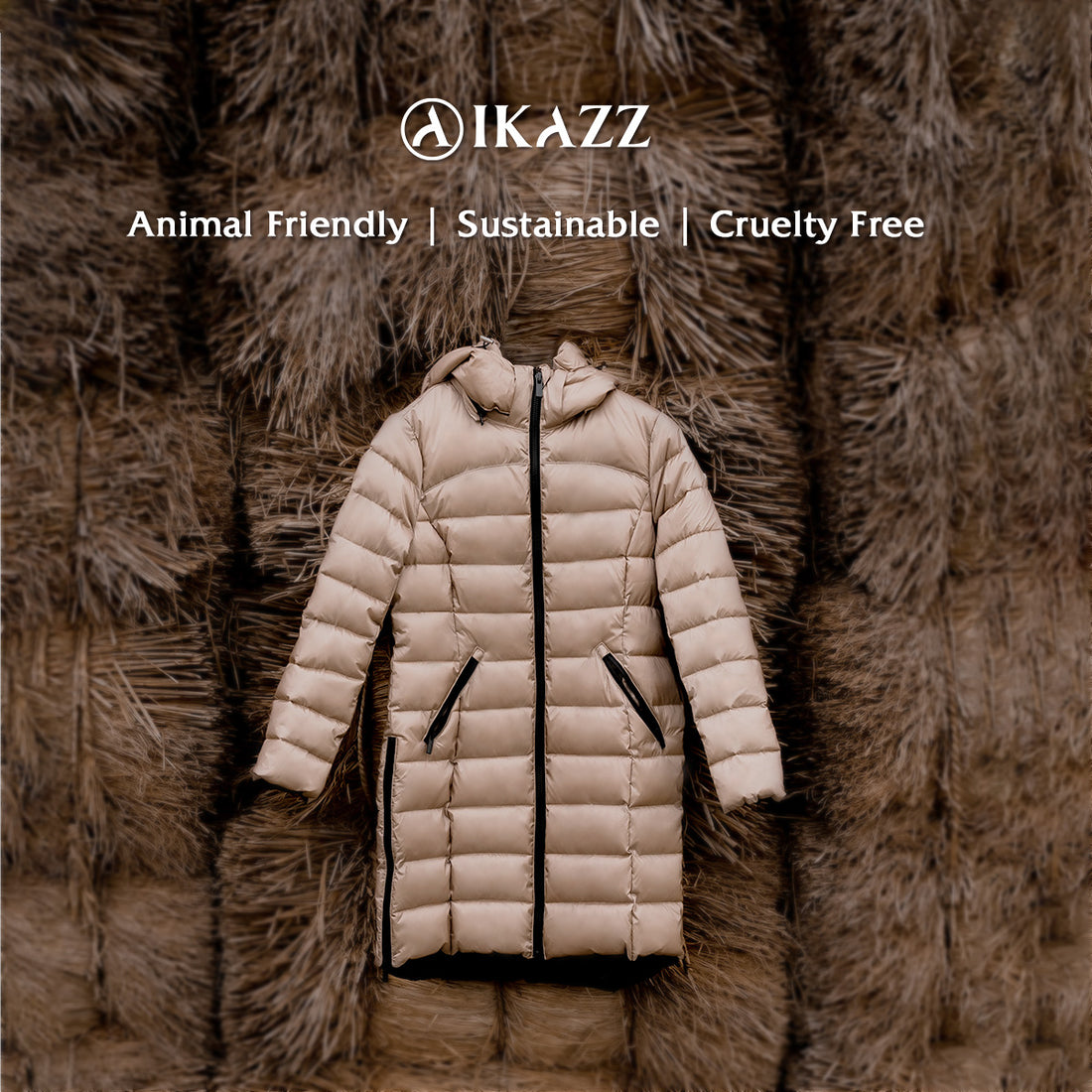 Discover Vegan Puffer Jacket for Winter | IKAZZ FW2023 Collection