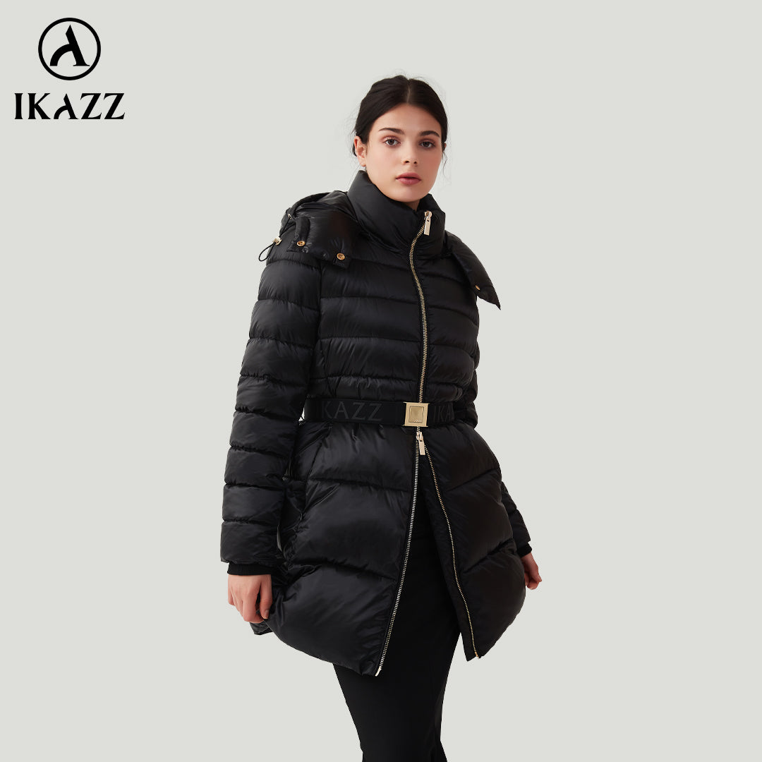 Join the Adventurous Elegance: Travel in Style with a Black Puffer Jacket