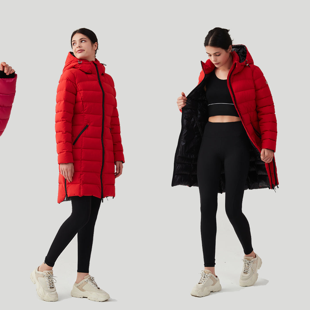 Fashion Forward in the Cold: Elevate Your Style with an IKAZZ Hooded Puffer Jacket