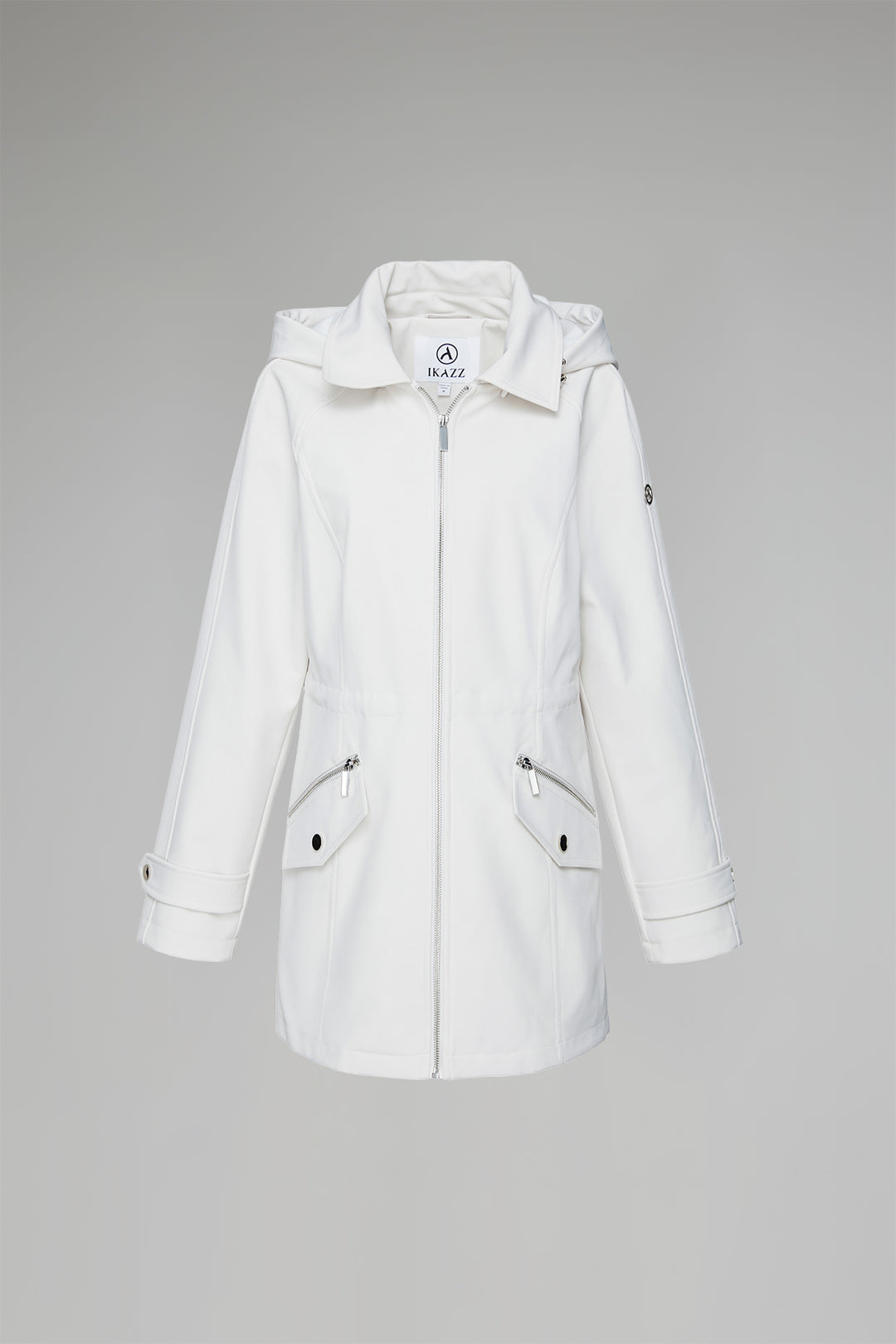 Softshell Raglan Sleeves Anorak Jacket With Hood