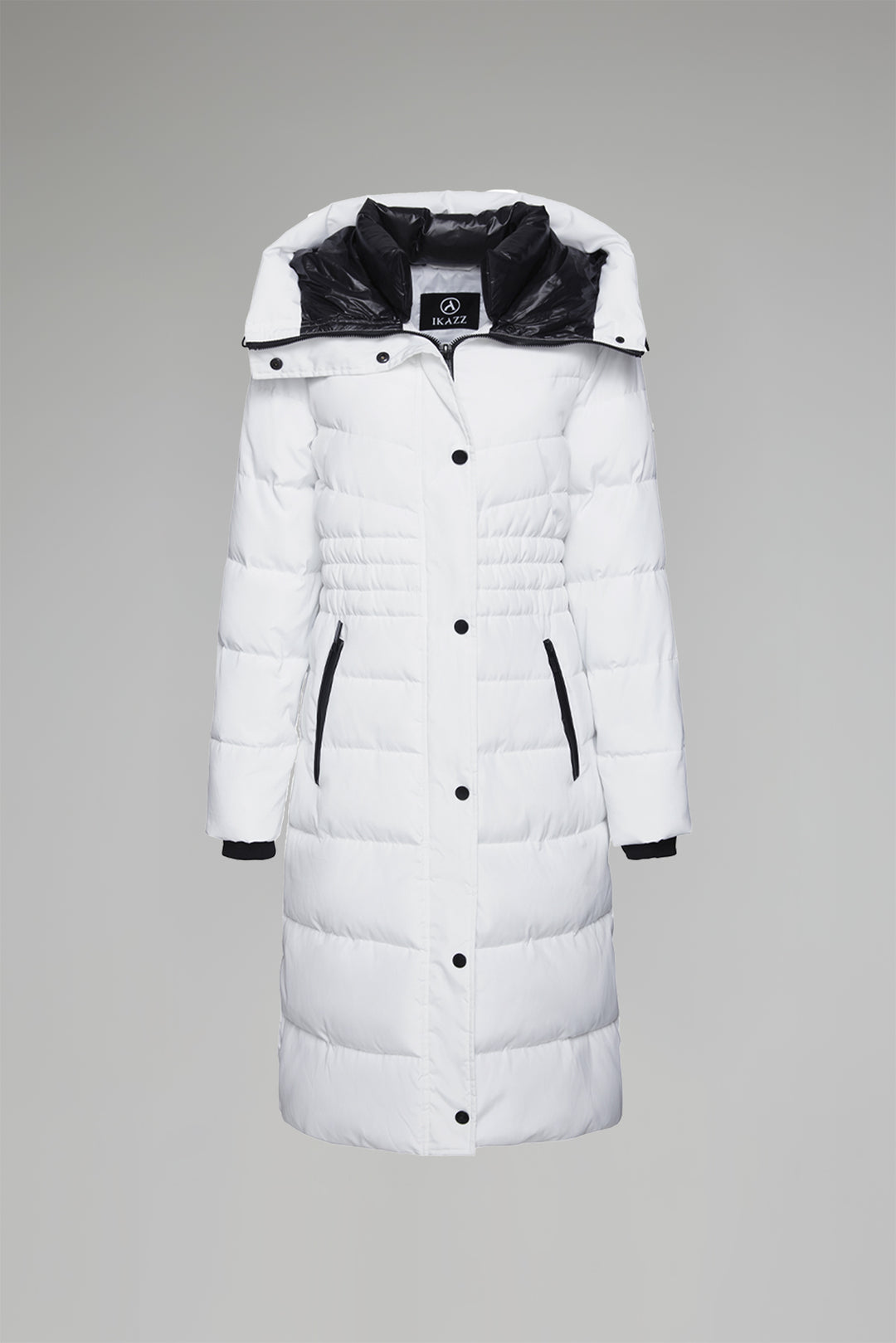 white long puffer coat