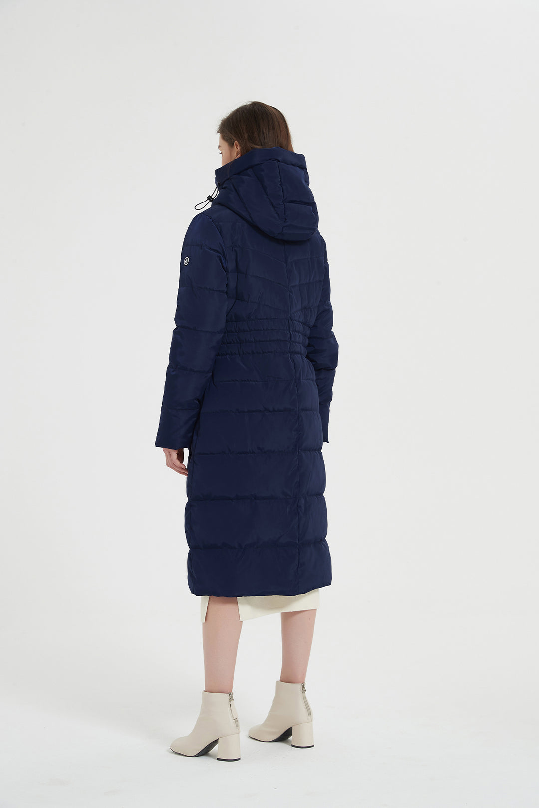 white long puffer coat