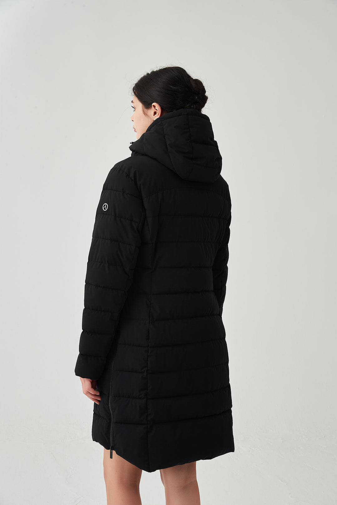 Packable Lightweight Puffer Coat with Hood