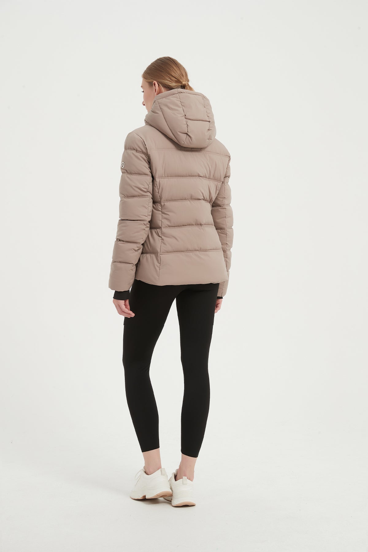 Casual Cropped Puffer Jacket with Hood