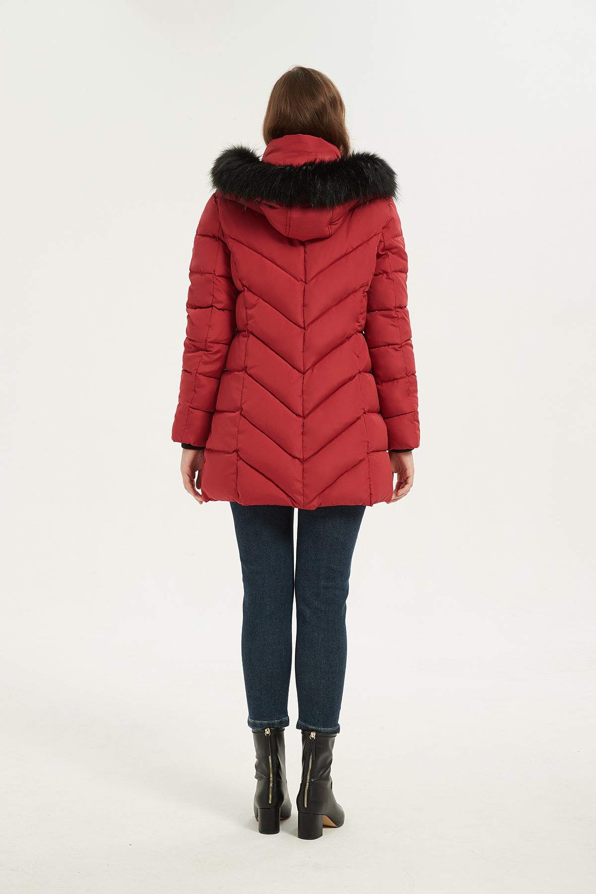 Current Rotation Ultimate Faux Fur-Lined Hooded Puffer Jacket, Current  Rotation