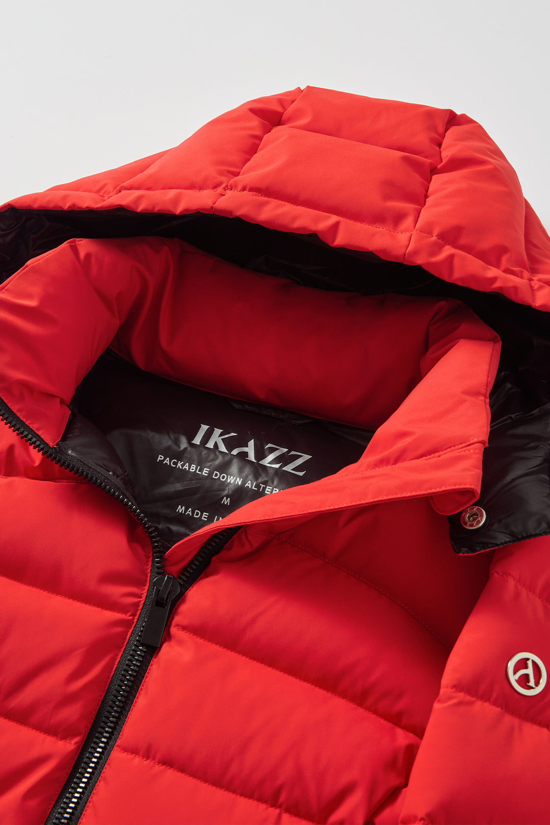 Packable Lightweight Puffer Coat with Hood