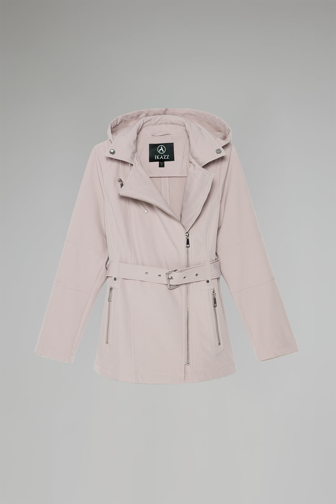 Softshell Waterproof Belted Moto Jacket