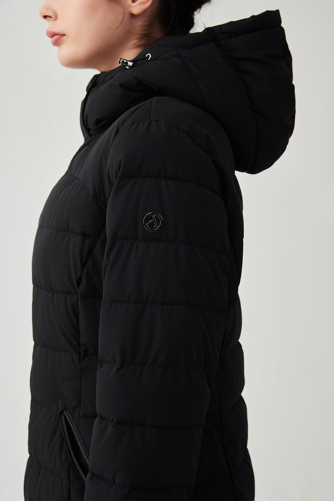 Packable Lightweight Puffer Coat with Hood