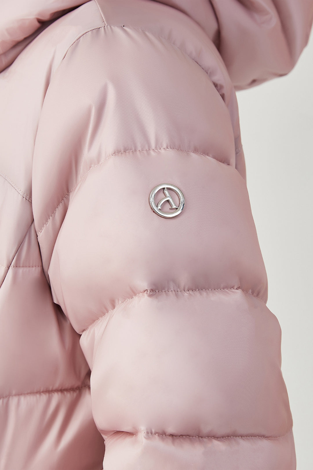 Shiny Lightweight Winter Jacket with hood