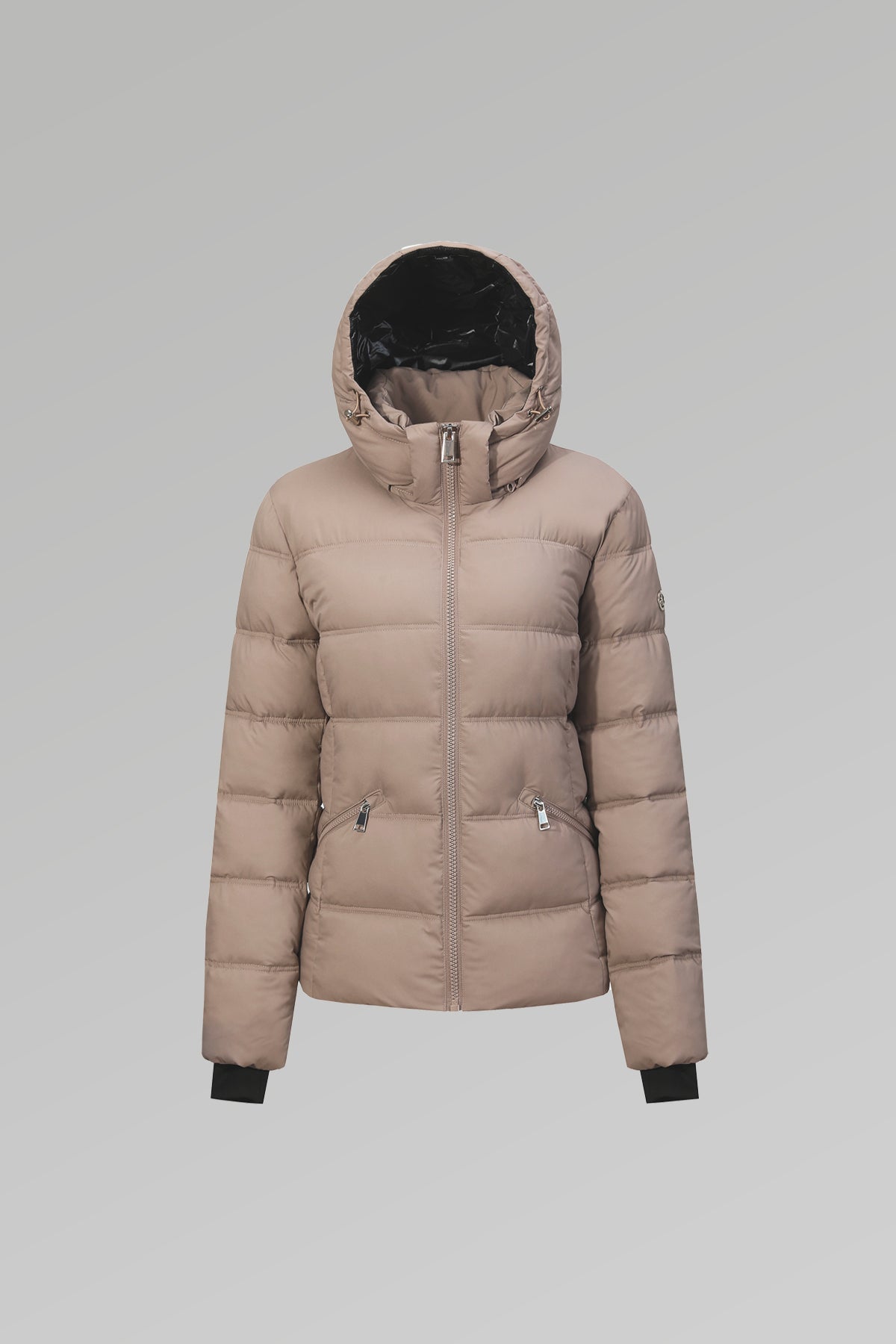 Casual Cropped Puffer Jacket with Hood