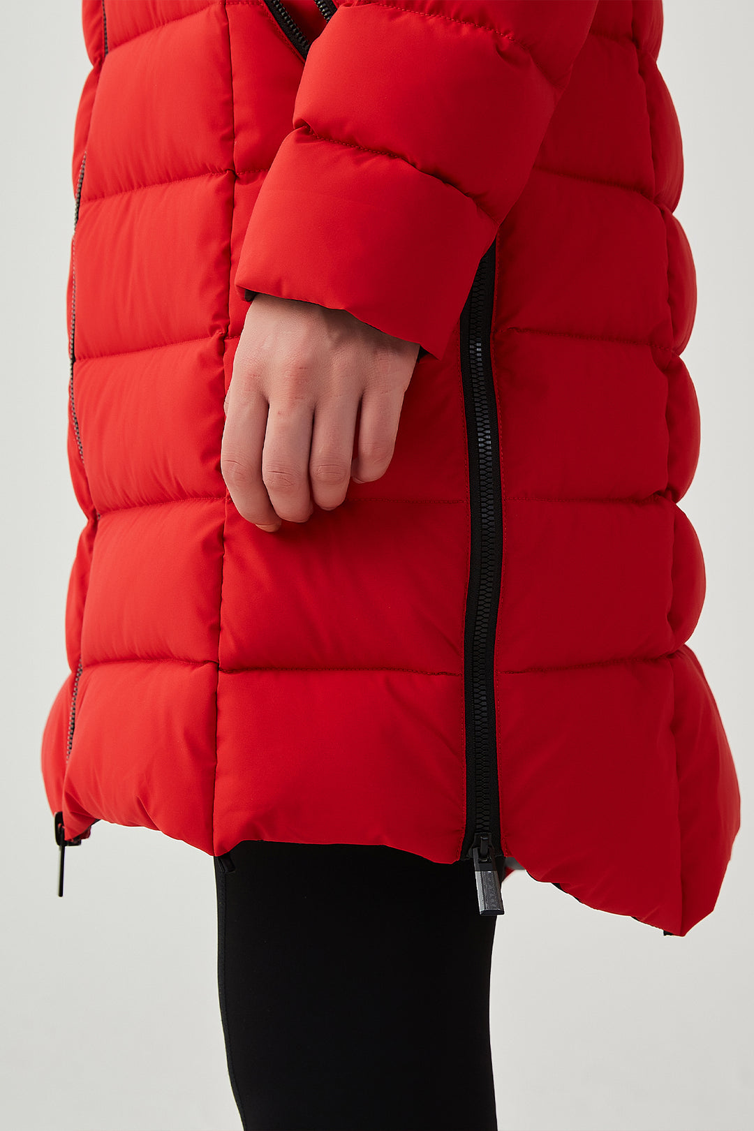 Packable Lightweight Puffer Coat with Hood