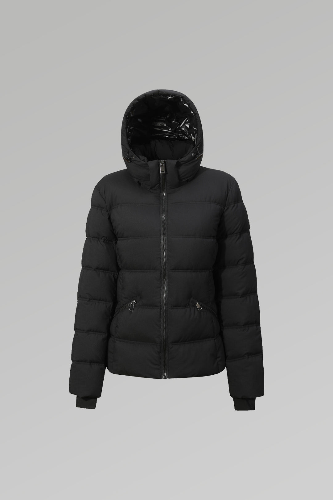 Casual Cropped Puffer Jacket with Hood