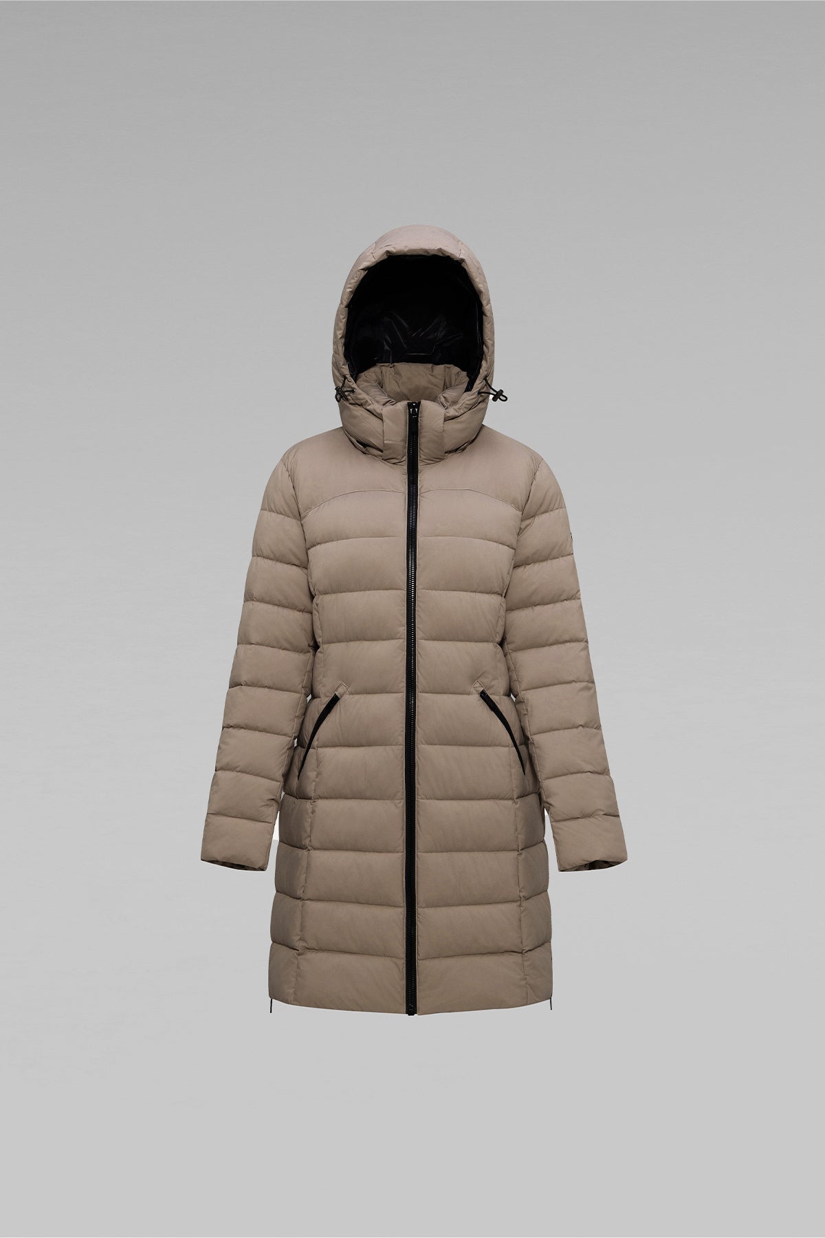Packable Lightweight Puffer Coat with Hood