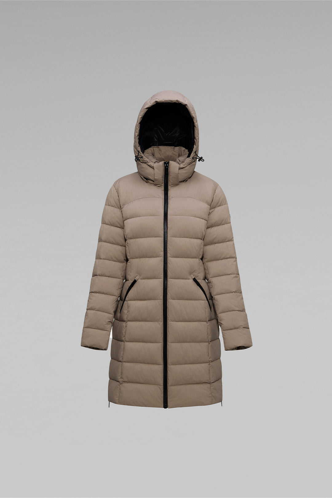 Packable Lightweight Puffer Coat with Hood