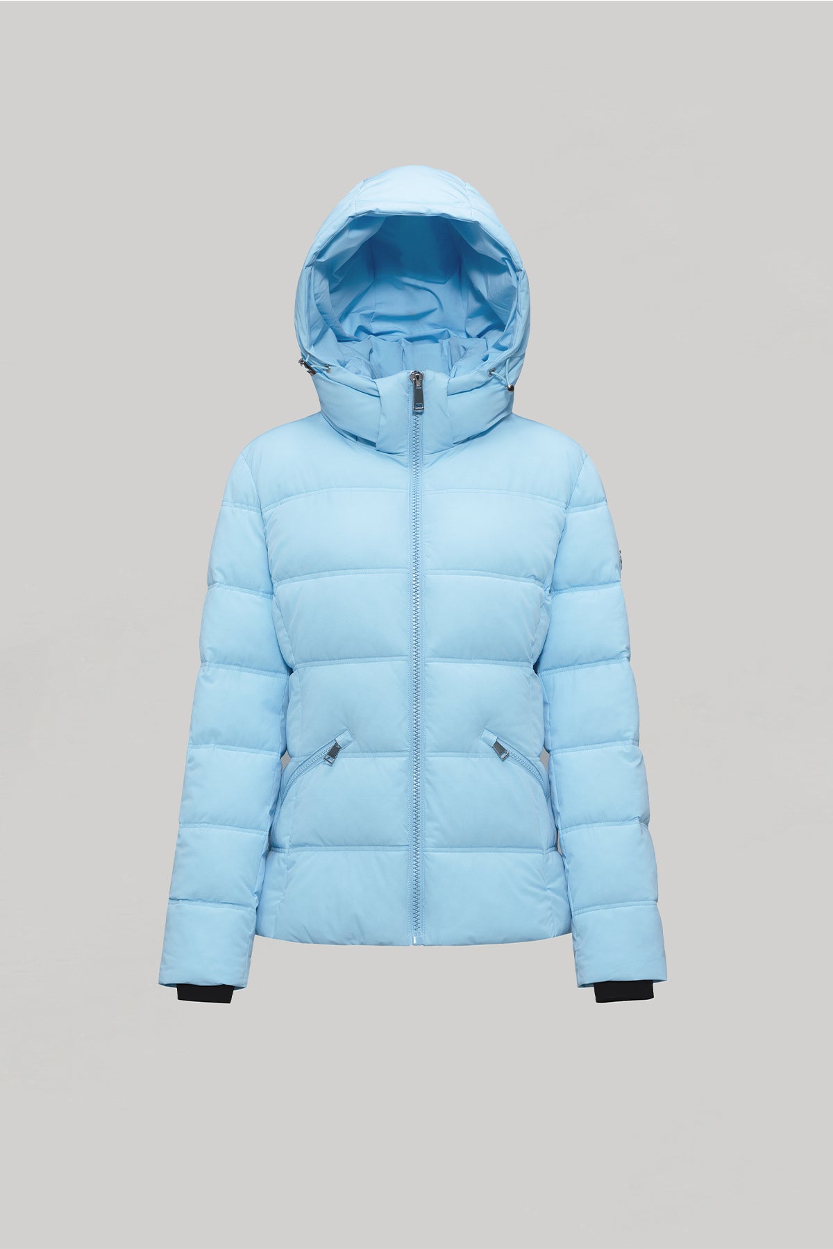 Casual Cropped Puffer Jacket with Hood