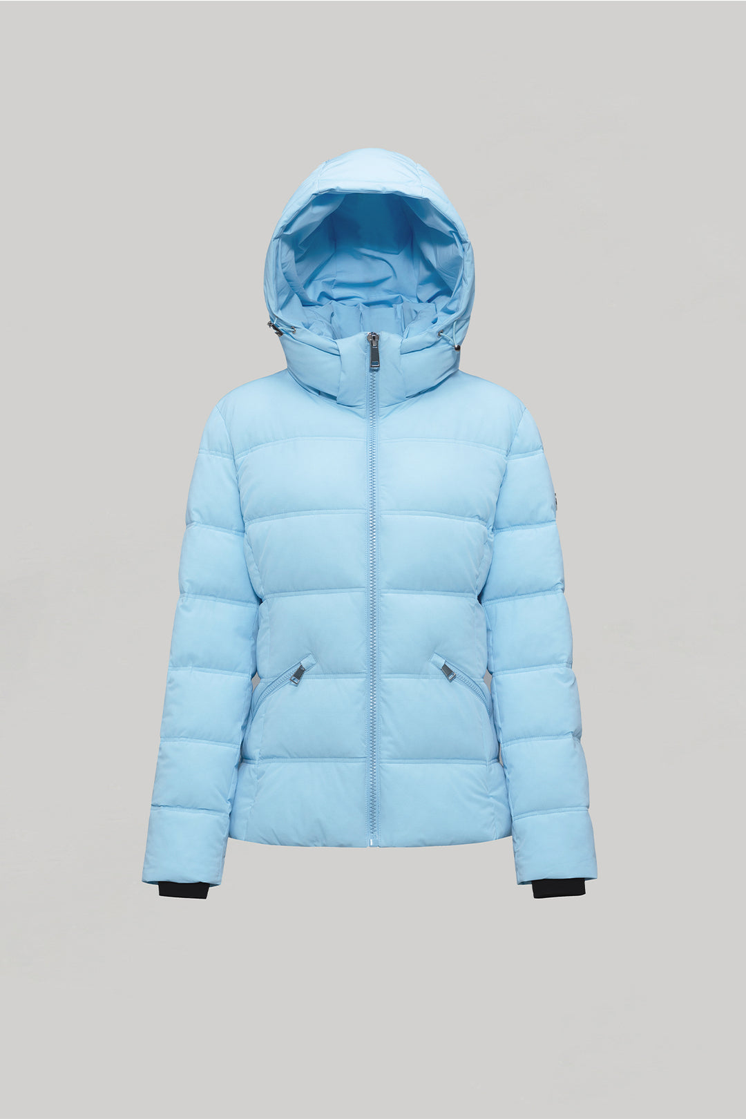 Casual Cropped Puffer Jacket with Hood