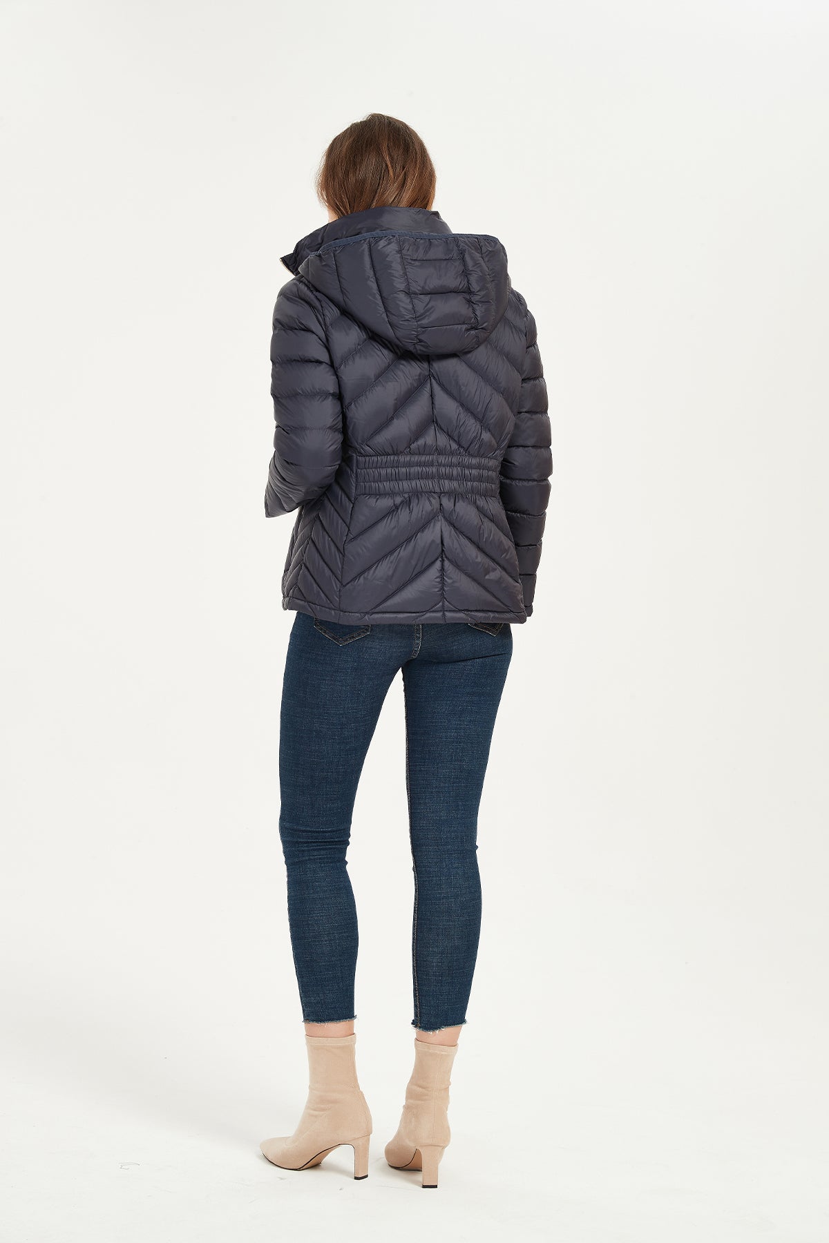 Packable Lightweight Winter Puffer Jacket with hood