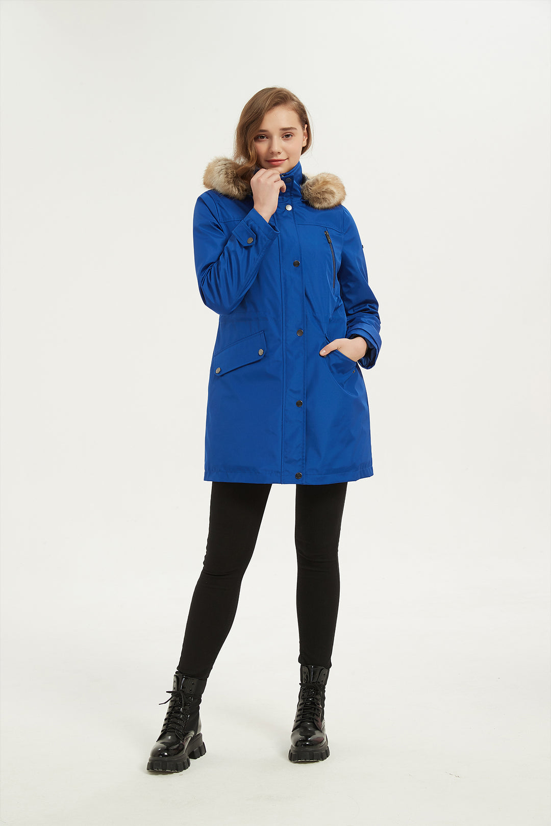 womens parka with fur hood