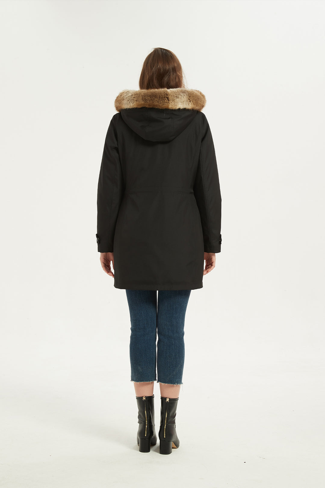 womens parka with fur hood