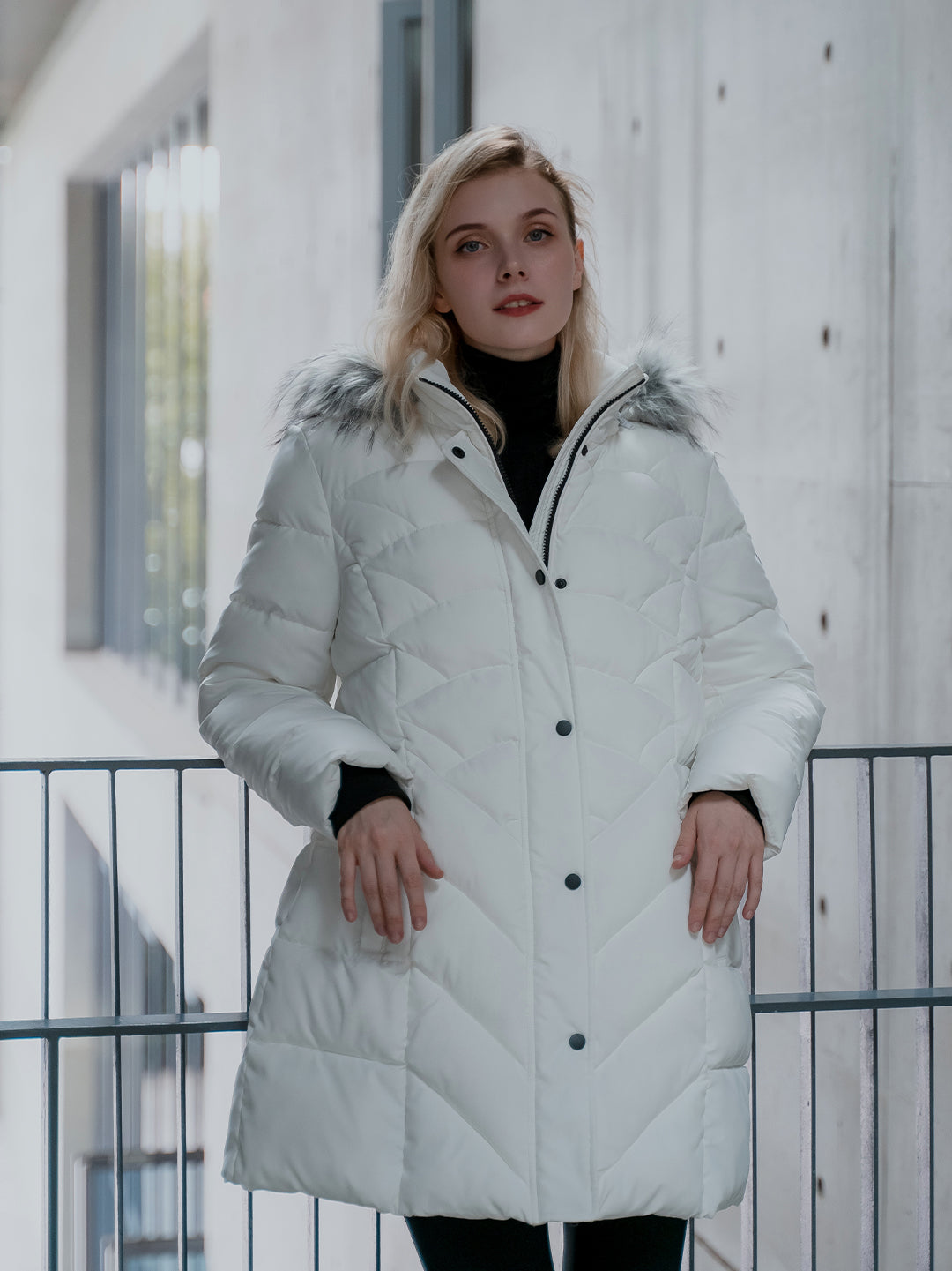 Chic & high-quality parka coats & long puffer coat - IKAZZ